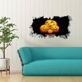 thumbnail image 4 of Pegatinas creativas de Halloween en 3D, pegatinas de pared de Halloween con ventana rota, luces de calabaza de Halloween, pegatinas de terror para el Festival de Halloween, 4 of 4