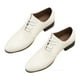 thumbnail image 1 of Jumpingount 1 par de zapatos de cuero para hombre, reemplazo elegante portátil, punta estrecha, Color sólido, fiesta de baile, zapatos de vestir para Calzado Blanco talla 40 Jumpingount  AP012888-01, 1 of 6