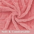 thumbnail image 2 of F ce Dog Blankets,Warm Soft Fuzzy Pets Blanket for Puppy,Small,Medium,Large Dogs and Cats,Plush Pet Throws for Bed,Couch,Sofa,Travel(24x29 Inch,Pink), 2 of 4