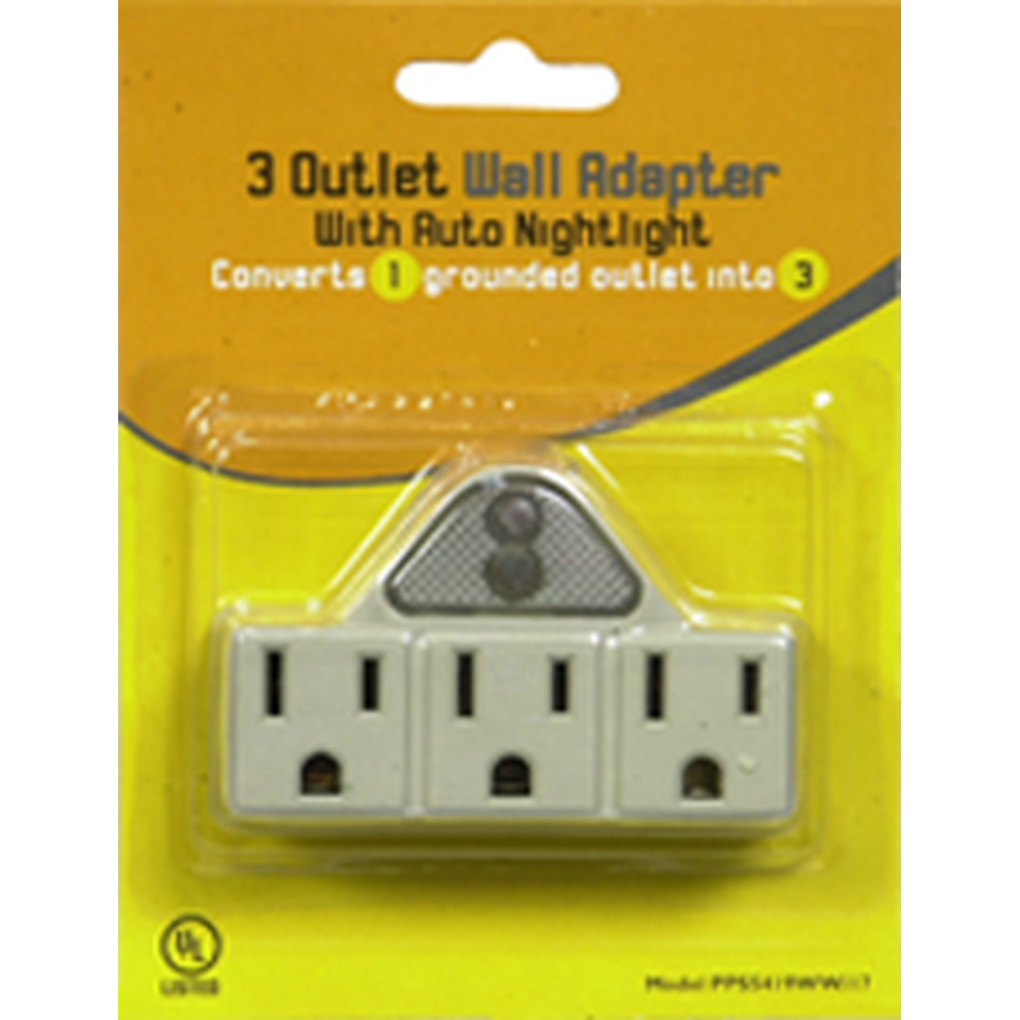 Philips Brand 3 Outlet Tap W/ Light