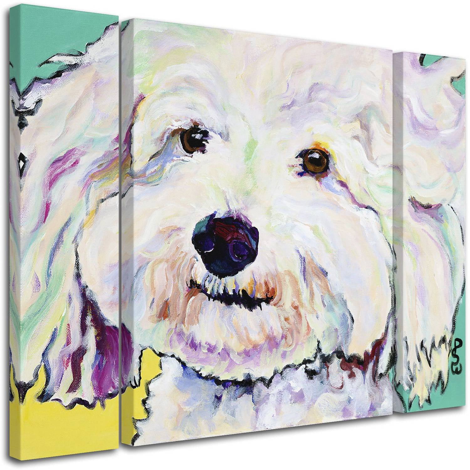 Pat Saunders-White "Buttons" Multi Panel Art Set