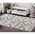 thumbnail image 2 of Abani Willow 5'3"W x 7'6"D WIL110A Bohemian Geometric Ivory and Grey Area Rug, 2 of 7