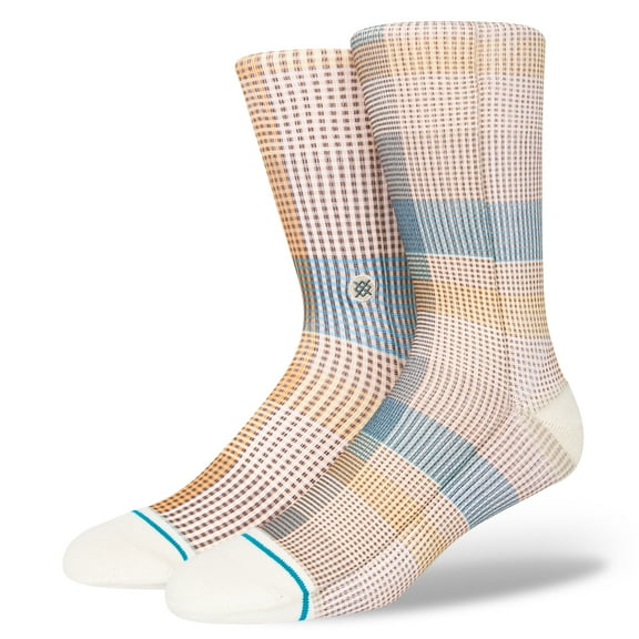 Stance Men's Crew Socks ~ tartan crew {L}