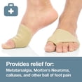 thumbnail image 4 of Almohadillas metatarsianas liwang 2 pares XL, 4 of 5