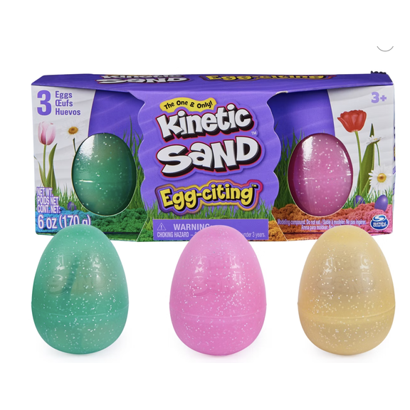 Kinetic Sand Easter Egg Surprise Perfect for Childrens Easter Basket Filler