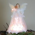 thumbnail image 3 of Kurt Adler 10/L Ivory Angel Tree Topper, 3 of 4