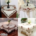 thumbnail image 4 of MYG Nappe Vintage Rurale Brodée en Dentelle Florale Décoration de Mariage, 4 of 7