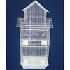 Tall Pagoda Top Small Bird Cage in White