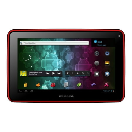 Visual Land PRESTIGE 7 - Tablet - Android 4.0 - 8 GB - 7" TFT (800 x 480) - microSD slot - red