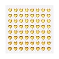 thumbnail image 1 of Unique Bargains 512 Pcs Heart Rhinestone 6mm Self Adhesive Gems Stickers Jewelry Stickers for Arts & Crafts, DIY Gold, 1 of 5