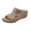 Khaki, variant on Orthopedic Slides Sandals for Women 2025 with Arch Support Snakeskin Comfortable Beach Walking Dress Slip on