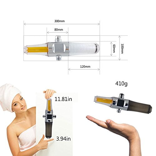 Sonaki 6-Stage Vitamin C Shower Filter - Removes Chlorine & Hard Water Impurities for Healthier Skin & Hair - Reduces Dryness & Dandruff (White)