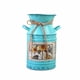 thumbnail image 2 of Apmemiss Clearance Shabby Chic Classy Designed Family Milk Can Metal Vase Country Rustic Primitive Decorative Flower Holder for Home Office Garden, 7.5" H, 2 of 6