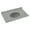 Gray Granite, variant on Swanstone 61W x 22D in. Ellipse Solid Surface Vanity Top