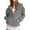 AE05-Dark Gray, variant on Womens Zip Up Hoodies Half Zip Pullover Fall Winter Oversized Workout Preppy Sweatshirts Y2K Zipper Jackets With Pockets Khaki L