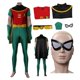 thumbnail image 2 of Disfraz de Robin de fantasía para adultos, traje de Cosplay, capa, cinturón, guantes, antifaz, para Halloween y carnaval, 2 of 5