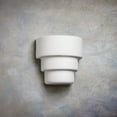thumbnail image 2 of Luxury Lighting Fasciato 10" High Ceramic Outdoor Wall Light, Paintable White Bisque, LED Bulb Included, 2 of 3