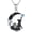 Cat with Moonstone, variant on Dorunmo Koala Necklace 925 Sterling Silver Koala Pendant with Black Crescent Moon Necklace Koala Jewelry Gift for Women Gothic Jewelry Gifts for Women