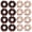 Football, variant on 16PCS Basketball Hair Scrunchies, Sport Elastics Hair Ties Silk Scrunchies for Cheerleading Sports Fans