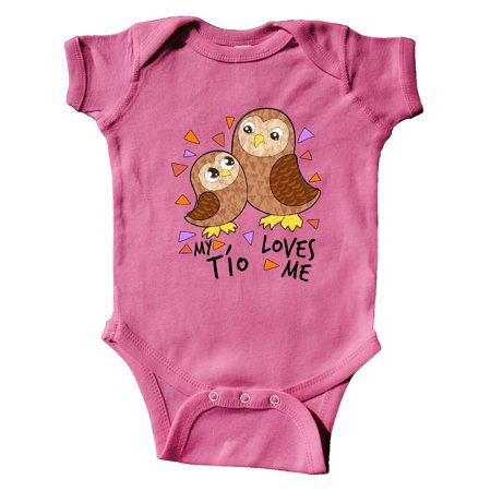 

Inktastic My Tío Loves Me- cute owl family Gift Baby Boy or Baby Girl Bodysuit