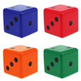 thumbnail image 1 of Esponja Dados Espuma Punto Dados Dados de Matemáticas Enseñanza Ventición Juguete +esponja Dados Espuma Punto Dados Dados 4 piezas 4 colores, 1 of 5