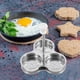 thumbnail image 3 of Hervidor de huevos de acero inoxidable, 3 tazas, vaporizador de huevos, moldes redondos para hacer huevos escalfados, para desayuno, brunch, herramientas de cocina, 3 of 5