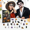 thumbnail image 3 of Halloween Countdown Calendar Figurine Advent Decor Resin Spooky Ornaments for Home Party Decoration Holiday Collectors(A), 3 of 5