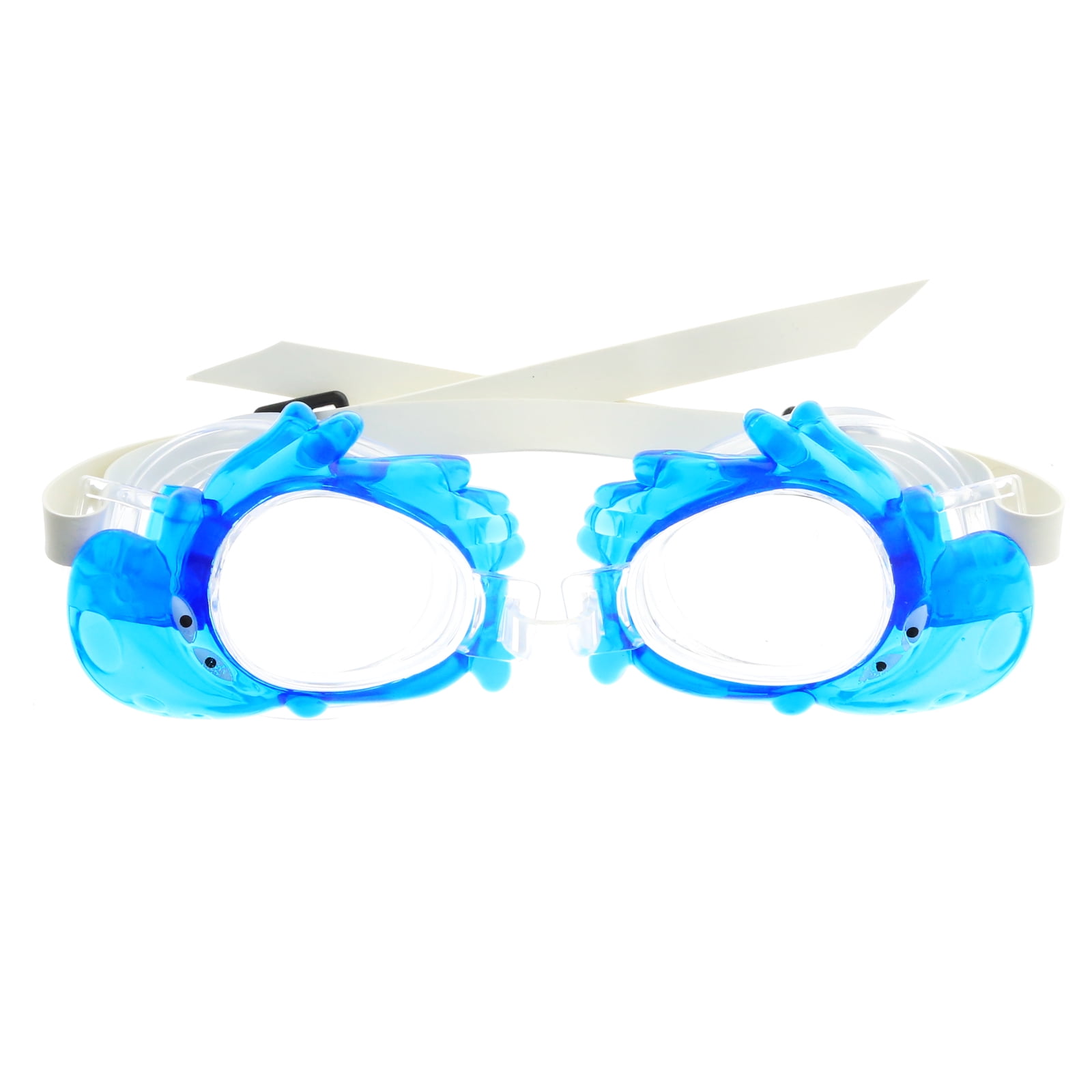 KidPlay Kids Cartoon Swim Goggles Shaped Childrens Swimming Eyewear (2 Colors) by KidPlay Products