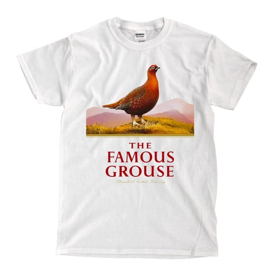 The Famous Grouse - White Shirt - Ships Fast! High Quality!