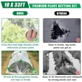 thumbnail image 4 of Kit de Malla para Jardín Axcoix 10x15.2 m con Arcos y Clips, 4 of 7