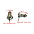 thumbnail image 2 of Bolt Dropper | 4 X 14" Stainless Flat Head Phillips Wood Screw 100 Pc 18-8, 2 of 7