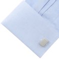 thumbnail image 3 of Stainless Steel Rectangle Infinity Cufflinks, 3 of 3