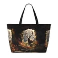 thumbnail image 2 of Easygdp Enchanted Deer In Cave Bolsa de Viaje de Playa de Gran Capacidad, Bolsa Tote Perfecta para la Playa, Escapadas de Fin de Semana y Viajes, 2 of 7