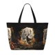 thumbnail image 2 of Easygdp Enchanted Deer In Cave Bolsa de Viaje de Playa de Gran Capacidad, Bolsa Tote Perfecta para la Playa, Escapadas de Fin de Semana y Viajes, 2 of 7