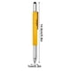 thumbnail image 3 of Fiudx Bolígrafo Multifunción Metálico, 6 En 1, con Destornillador, Lápiz y Regla, Regalo Portátil para Hombres, Lápiz Capacitivo para Dispositivos Inteligentes, Herramienta Práctica para Ingenieros,, 3 of 6