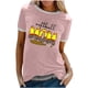 thumbnail image 2 of Fiudx Liquidación de Ofertas Flash Blusa Holgada de Manga Corta con Cuello Redondo y Manga Abombada para Mujer, 2 of 6