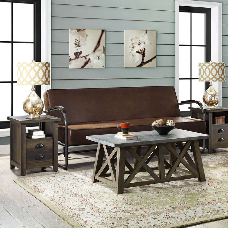Better Homes Gardens Granary Modern Farmhouse End Table Brown
