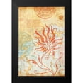thumbnail image 2 of Medley, Elizabeth 11x14 Black Modern Framed Museum Art Print Titled - Map Wallflower II, 2 of 5