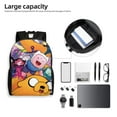thumbnail image 6 of Adventure Time Shoulder Backpack Daypack 3D Printing Backpack Travel Hiking Bag, 6 of 8