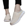 thumbnail image 5 of Women's Loafers with Breathable Leather Like Upper Women's Casual On Shoes Breathable Low Heel Comfortable Walking Shoes For Daily Wear With Jeans Shorts Pants Spring Summer Fall, 5 of 9