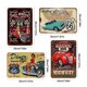 thumbnail image 5 of 4 Uds. 66 Placa Metal Vintage para Coche Pintura Hierro Rectangular Kit El 20x30cm, 5 of 9