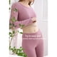 thumbnail image 4 of Jumpingount Ropa interior térmica para mujer, medias de lana de cordero para invierno, prendas íntimas elásticas calentadas para clima frío, ropa Pijama Púrpura/Conjunto/XL Jumpingount AP013086-06B, 4 of 6