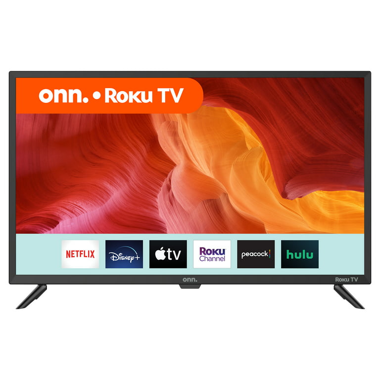  Onn Smart TV HD LED de 32 pulgadas con resolución de 720p,  frecuencia de actualización de 60 Hz, pantalla DLED, transmisión  inalámbrica, 100012589 (renovado) : Electrónica