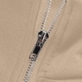 thumbnail image 5 of Women Casual Solid Blouse Long Sleeve Pullover Turtleneck Zipper Sweatshirt Tops Womens Oversized Long Sleeve Top 2XL, 5 of 9
