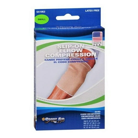 Sportaid, Elbow Brace, Slip-On, Beige, Small - 1 Ea