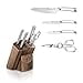 thumbnail image 3 of Cangshan N1 Series 1022605 German Steel Forged 5-Piece Starter Knife Block Set, Walnut, 3 of 4