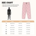 thumbnail image 3 of Balery Pig Polka Dot Pantalones de pijama para mujer, pijamas ultraligeros, pantalones de estar por casa-Small, 3 of 6