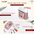 thumbnail image 5 of SUOSDEY Work Tote Bags for Women,Large Capacity Luxury Leather Laptop Bag Cup ,Tote Shoulder Handbag,Crossbody Messenger Bag, 5 of 9