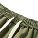 thumbnail image 4 of Pantalones deportivos cargo para hombre, largos, con cintura elástica, cordones, bolsillos y perneras con correa, 4 of 7