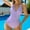 Purple, variant on One Piece Swimsuits for Women Tummy Control Solid Color V-neck Swimsuit Swimming Trunks Bikini Split Swimsuit Suit